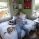 in his San Francisco apartment, 2010
